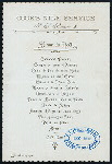 CHRISTMAS DINNER [held by] COOK'S NILE SERVICE [at] P.L.RAMESES 111 (SS;)