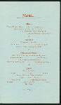 CHRISTMAS DINNER [held by] O. AND O.S.S. COPTIC [at] EN ROUTE ABOARD COPTIC? (SS?;)