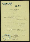 DINNER [held by] CONGRESS HALL [at] "SYRACUSE, NY" (HOTEL)