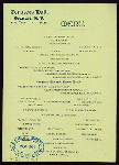 DINNER [held by] CONGRESS HALL [at] "SYRACUSE, NY" (HOTEL)
