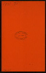 ANNUAL DINNER [held by] VETERAN CORPS OF ARTILLERY MILITARY SOCIETY OF THE WAR OF 1812 [at] "DELMONICO'S, NEW YORK, NY" (REST;)