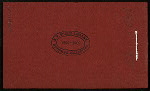 TWELFTH ANNUAL REUNION AND DINNER [held by] UNION COLLEGE ALUMNI ASSOCIATION OF NORTH-EASTERN NEW YORK [at] "TEN EYCK HOTEL, ALBANY, NY" (HOTEL;)