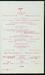 DINNER [held by] TAMPA BAY HOTEL [at] "TAMPA, FL" (HOTEL;)