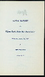 ANNUAL BANQUET [held by] NEW YORK STATE BAR ASSOCIATION [at] "TEN EYCK HOTEL, ALBANY, NY" (HOTEL;)