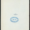 ANNUAL BANQUET [held by] NEW YORK STATE BAR ASSOCIATION [at] "TEN EYCK HOTEL, ALBANY, NY" (HOTEL;)
