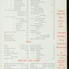 CARTE DU JOUR [held by] [COLONIAL HOTEL] [at] "[CLEVELAND, OH]" (HOTEL;)
