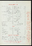 CARTE DU JOUR [held by] [COLONIAL HOTEL] [at] "[CLEVELAND, OH]" (HOTEL;)