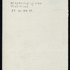 DINNER TO THE PRESS AT THE OPENING OF NEW CLUB HOUSE] [held by] NEW YORK YACHT CLUB [at] "NEW YORK YACHT CLUB, NY" (OTHER (CLUB);)
