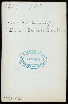 DINNER & DANCE FOR DAUGHTER] [held by] [MRS. H. MC K. TWOMBLEY] [at] "684 FIFTH AVENUE, NEW YORK, NY" (OTHER (PRIVATE HOME);)