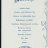 DAILY MENU [held by] RESTAURANT ZOOLOGISCHER GARTEN [at] "HAMBURG,[GERMANY]" (FOR;)