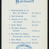 DAILY MENU [held by] RESTAURANT ZOOLOGISCHER GARTEN [at] "HAMBURG,[GERMANY]" (FOR;)