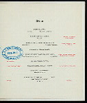 DINNER FOR JOHN MARSHALL DAY [held by] [CLEVELAND BAR?] [at] "COLONIAL HOTEL;CLEVELAND,OH" (HOTEL;)