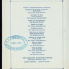 SUPPER AT CULINARY EXHIBITION [held by] SOCIETE CULINAIRE PHILANTHROPIQUE [at] "MADISON SQUARE GARDEN,[NY?]" (OTHER (ARENA);)