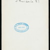 DINNER [held by] BROWN UNIVERSITY CLUB [at] "PROVIDENCE, RI" (CLUB)