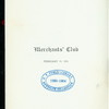 DINNER [held by] MERCHANTS' CLUB - THE SALVATION ARMY [at] "NEW ALGONQUIN CLUB, NY" (CLUB)