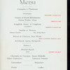 DINNER [held by] MERCHANTS' CLUB - THE SALVATION ARMY [at] "NEW ALGONQUIN CLUB, NY" (CLUB)
