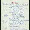 MENU [held by] OLD WAVERLEY HOTEL [at] "EDINBURGH, SCOTLAND" (HOTEL;)