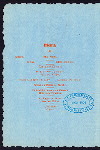 ANNUAL MEETING ON THE 169TH ANNIVERSARY OF THE BIRTH OF GEORGE WASHINGTON [held by] OHIO SOCIETY SONS OF THE REVOLUTION [at] "ALMS HOTEL, CINCINNATI, OH" (HOTEL;)