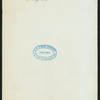 WASHINGTON'S BIRTHDAY DINNER [held by] CHICAGO BEACH HOTEL [at] "[CHICAGO, IL]" (HOTEL;)