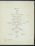 167TH ANNIVERSARY OF THE BIRTH OF GEN'L. GOERGE WASHINGTON [held by] NEW YORK SOCIETY OF THE CINCINNATI [at] "SHERRY'S, NEW YORK, NY" (REST;)