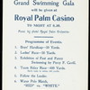 DINNER [held by] ROYAL PALM HOTEL [at] "MIAMI BISCAYNE BAY, FL" (HOTEL;)