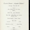 HAUPTMAHLZEIT [held by] HAMBURG-AMERIKA LINIE [at] "SCHNELLDAMPFER ""AUGUSTE VICTORIA""" (SS;)