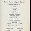 DINNER [held by] HAMBURG-AMERIKA LINIE [at] SS AUGUSTE VICTORIA (SS;)