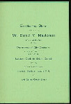 DINNER TO DANIEL V. MASTERSON [held by] DEPARTMENT OF CITY CONTROLLER [at] "1206 SPRING GARDEN STREET,[PHILADELPHIA,PA?]"