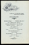DINNER [held by] NORDDEUTSCHER LLOYD BREMEN [at] SS HOHENZOLLERN (SS;)