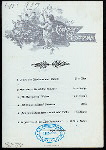 DINNER [held by] NORDDEUTSCHER LLOYD BREMEN [at] SS HOHENZOLLERN (SS;)