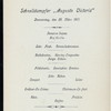 DINNER [held by] HAMBURG-AMERIKA LINIE [at] SS AUGUSTE VICTORIA (SS;)