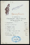 DINNER [held by] HAMBURG-AMERIKA LINIE [at] SS AUGUSTE VICTORIA (SS;)