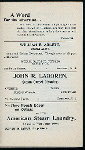 FIFTH ANNUAL BANQUET [held by] CLINTON B.FISK PROHIBITION LEAGUE [at] "ARCANUM HALL,ELIZABETH,NJ" ("OTHER,(MEETING HALL);")
