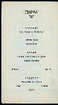 FIFTH ANNUAL BANQUET [held by] CLINTON B.FISK PROHIBITION LEAGUE [at] "ARCANUM HALL,ELIZABETH,NJ" ("OTHER,(MEETING HALL);")