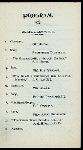 FIFTH ANNUAL BANQUET [held by] CLINTON B.FISK PROHIBITION LEAGUE [at] "ARCANUM HALL,ELIZABETH,NJ" ("OTHER,(MEETING HALL);")