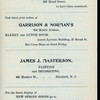 FIFTH ANNUAL BANQUET [held by] CLINTON B.FISK PROHIBITION LEAGUE [at] "ARCANUM HALL,ELIZABETH,NJ" ("OTHER,(MEETING HALL);")