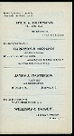 FIFTH ANNUAL BANQUET [held by] CLINTON B.FISK PROHIBITION LEAGUE [at] "ARCANUM HALL,ELIZABETH,NJ" ("OTHER,(MEETING HALL);")