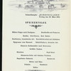 DINNER [held by] NORDDEUTSCHER LLOYD BREMEN [at] SS HOHENZOLLERN (SS;)