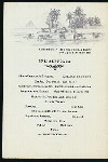 DINNER [held by] NORDDEUTSCHER LLOYD BREMEN [at] SS HOHENZOLLERN (SS;)