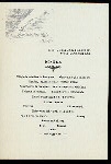 DINNER [held by] NORDDEUTSCHER LLOYD BREMEN [at] SS HOHENZOLLERN (SS;)