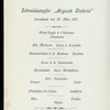 DINNER [held by] HAMBURG-AMERIKA LINIE [at] SS AUGUSTE VICTORIA (SS;)