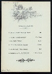 SPEISENFOLGE [held by] NORDDEUTSCHER LLOYD BREMEN [at] "SCHNELLDAMPFER ""HOHENZOLLERN""" (SS;)