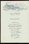 MITTAGESSEN - DINNER [held by] NORDDEUTSCHER LLOYD BREMEN [at] "DAMPFER ""BARBAROSSA""" (SS;)