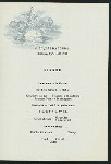 MITTAGESSEN - DINNER [held by] NORDDEUTSCHER LLOYD BREMEN [at] "DAMPFER ""BARBAROSSA""" (SS;)