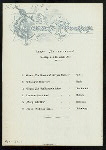 MITTAGESSEN - DINNER [held by] NORDDEUTSCHER LLOYD BREMEN [at] "DAMPFER ""BARBAROSSA""" (SS;)