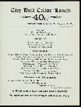 THE GREAT SURPRISE BILL OF FARE [held by] CITY HALL CELLAR [at] "NEW YORK, NY" (REST;)