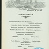 SPEISENFOLGE [held by] NORDDEUTSCHER LLOYD BREMEN [at] "SCHNELLDAMPFER ""HOHENZOLLERN""" (SS;)