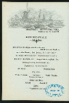 SPEISENFOLGE [held by] NORDDEUTSCHER LLOYD BREMEN [at] "SCHNELLDAMPFER ""HOHENZOLLERN""" (SS;)