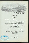 SPEISENFOLGE [held by] NORDDEUTSCHER LLOYD BREMEN [at] "SCHNELLDAMPFER ""HOHENZOLLERN""" (SS;)