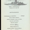 MITTAGESSEN - DINNER [held by] NORDDEUTSCHER LLOYD BREMEN [at] "DAMPFER ""BARBAROSSA""" (SS;)